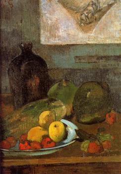 Paul Gauguin : Still Life with Delacroix Drawing